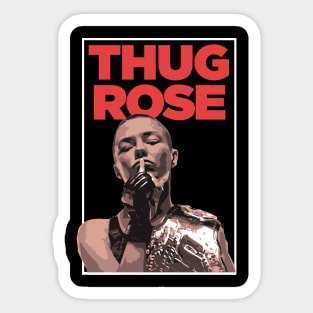 Thug Rose Namajunas UFC Shirt Sticker